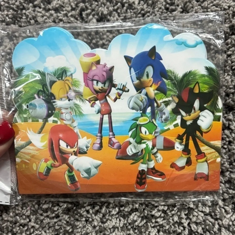 20 pack Sonic Party Invites
